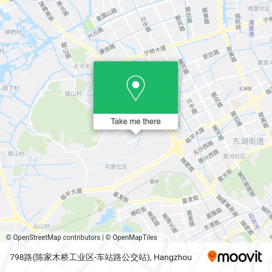 798路(陈家木桥工业区-车站路公交站) map