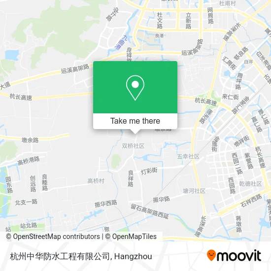 杭州中华防水工程有限公司 map