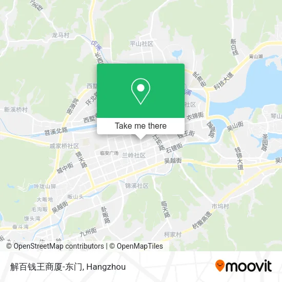 解百钱王商厦-东门 map