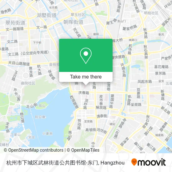 杭州市下城区武林街道公共图书馆-东门 map