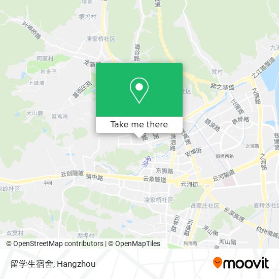 留学生宿舍 map