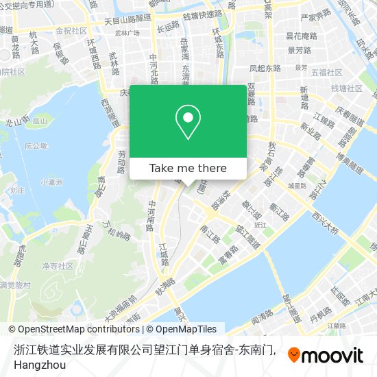 浙江铁道实业发展有限公司望江门单身宿舍-东南门 map