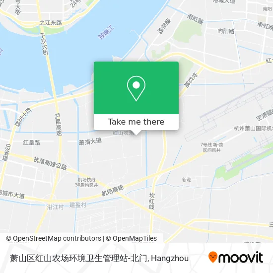 萧山区红山农场环境卫生管理站-北门 map