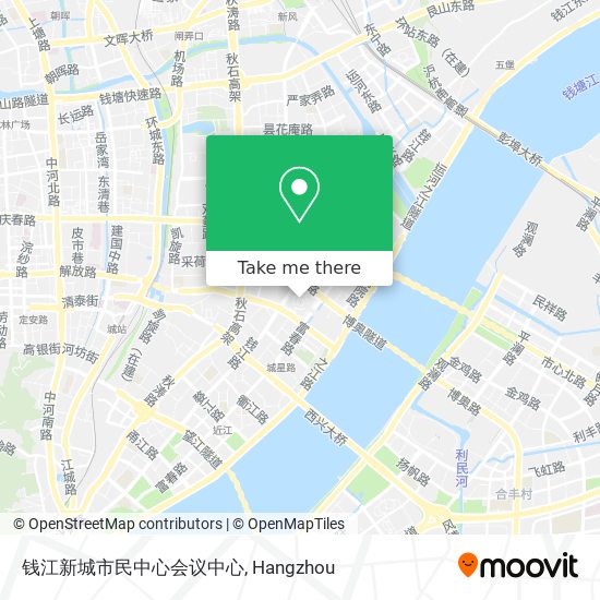 钱江新城市民中心会议中心 map