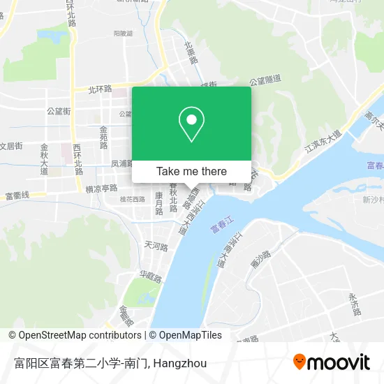 富阳区富春第二小学-南门 map