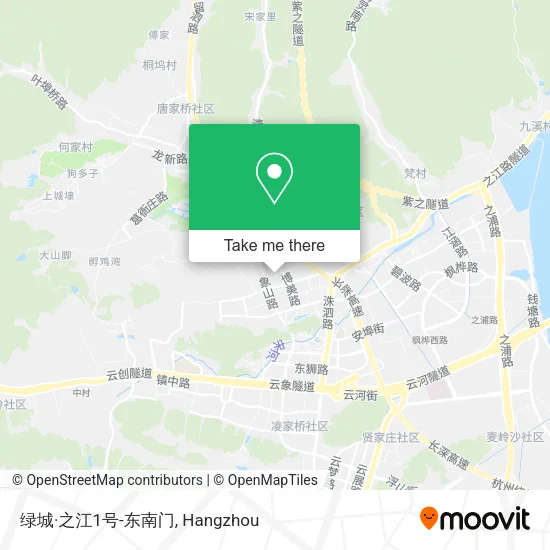绿城·之江1号-东南门 map