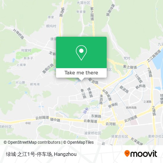 绿城·之江1号-停车场 map
