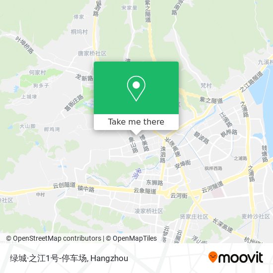 绿城·之江1号-停车场 map