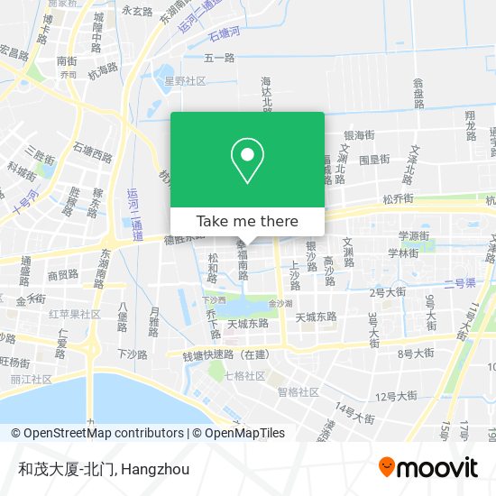 和茂大厦-北门 map