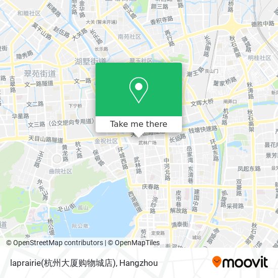 laprairie(杭州大厦购物城店) map