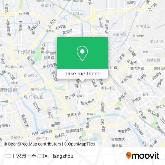 三里家园一至-三区 map