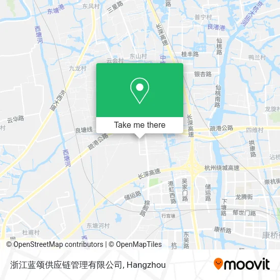 浙江蓝颂供应链管理有限公司 map