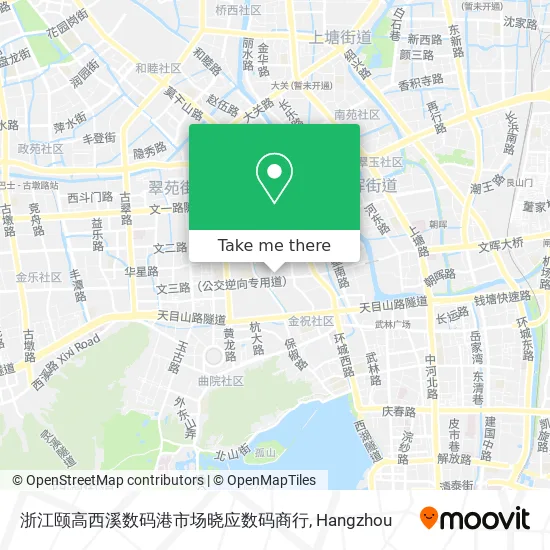 浙江颐高西溪数码港市场晓应数码商行 map