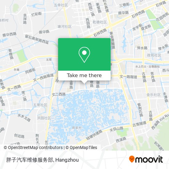 胖子汽车维修服务部 map