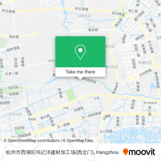 杭州市西湖区坞记洋建材加工场(西北门) map