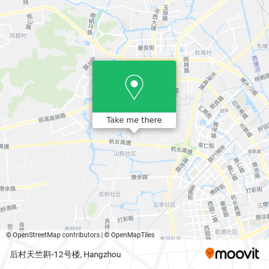 后村天竺斟-12号楼 map