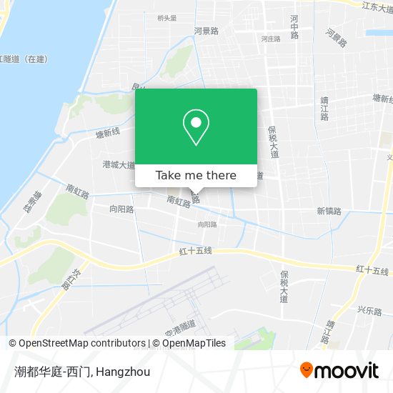 潮都华庭-西门 map