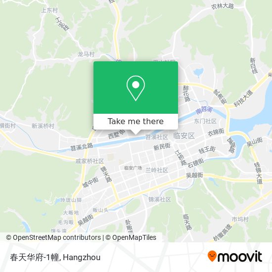 春天华府-1幢 map