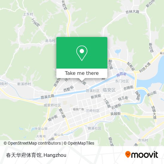 春天华府体育馆 map