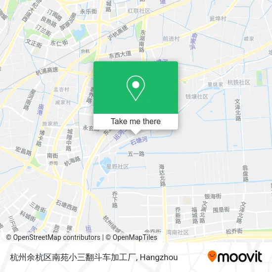 杭州余杭区南苑小三翻斗车加工厂 map