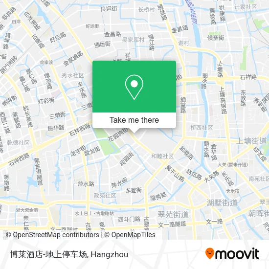 博莱酒店-地上停车场 map