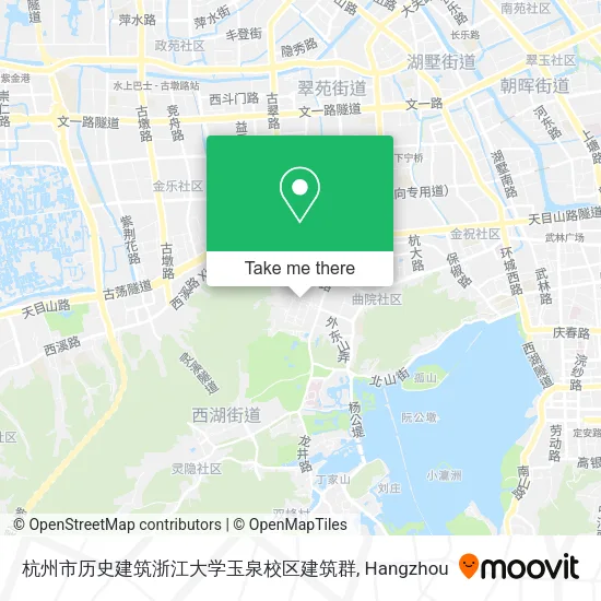 杭州市历史建筑浙江大学玉泉校区建筑群 map