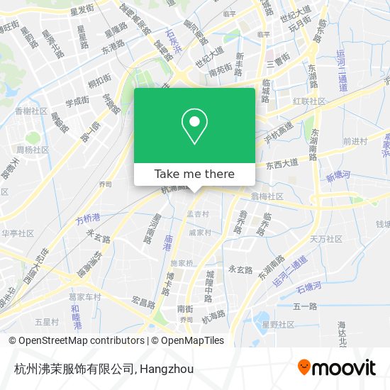 杭州沸茉服饰有限公司 map