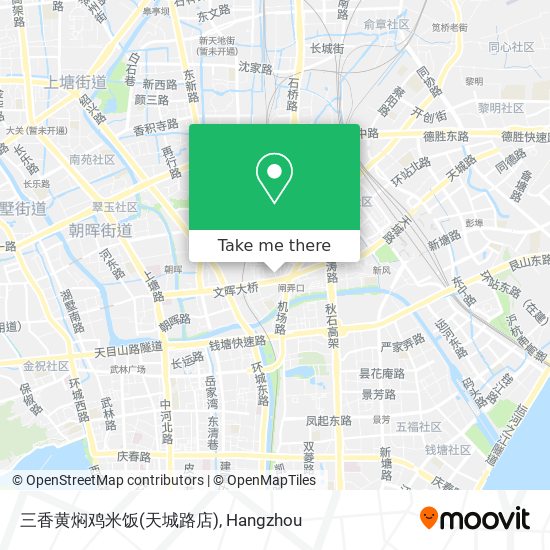 三香黄焖鸡米饭(天城路店) map