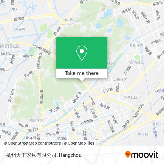 杭州大丰家私有限公司 map