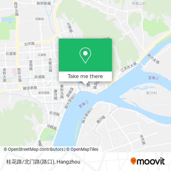 桂花路/北门路(路口) map