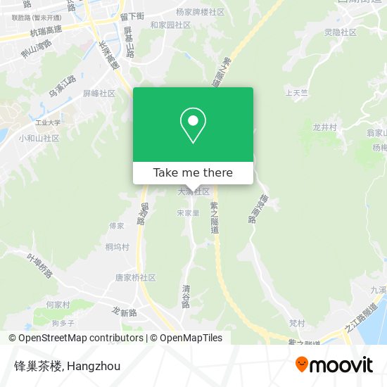锋巢茶楼 map