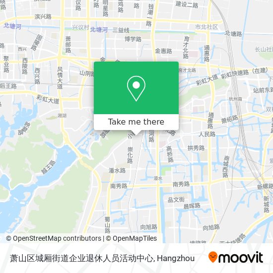 萧山区城厢街道企业退休人员活动中心 map