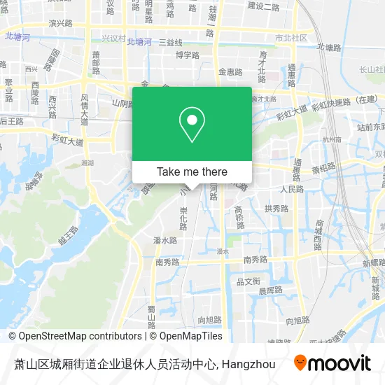 萧山区城厢街道企业退休人员活动中心 map