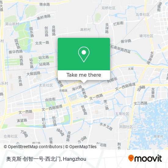 奥克斯·创智一号-西北门 map