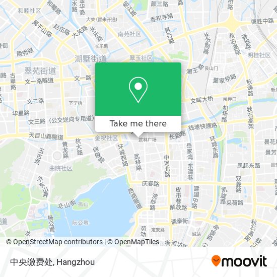 中央缴费处 map