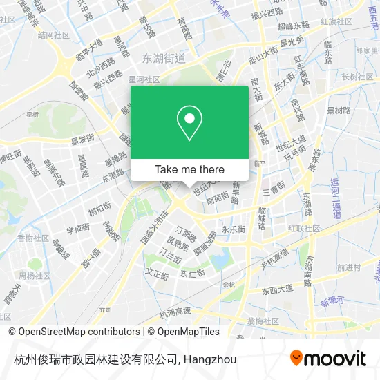 杭州俊瑞市政园林建设有限公司 map