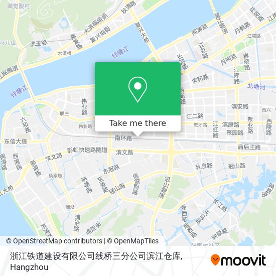 浙江铁道建设有限公司线桥三分公司滨江仓库 map