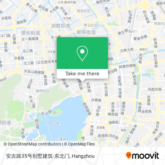 安吉路35号别墅建筑-东北门 map
