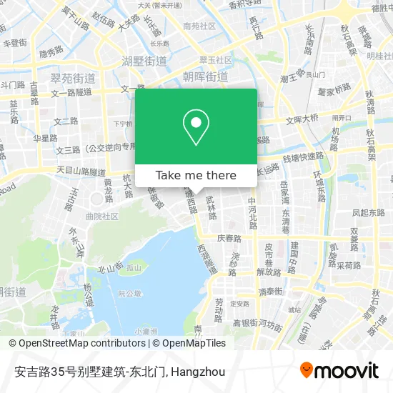 安吉路35号别墅建筑-东北门 map