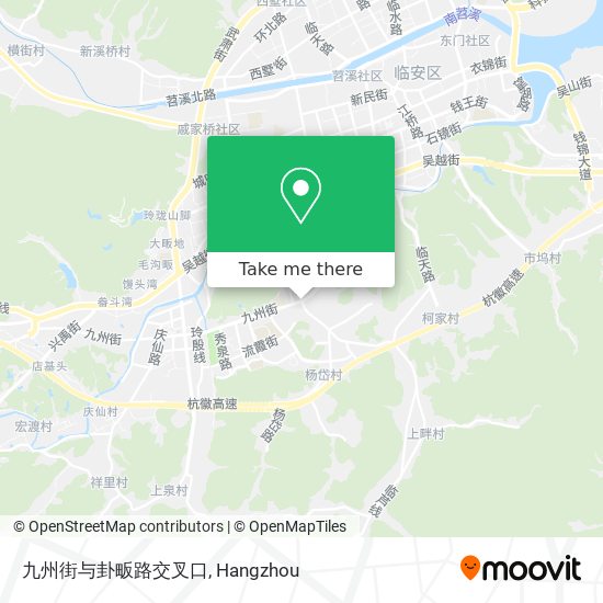 九州街与卦畈路交叉口 map