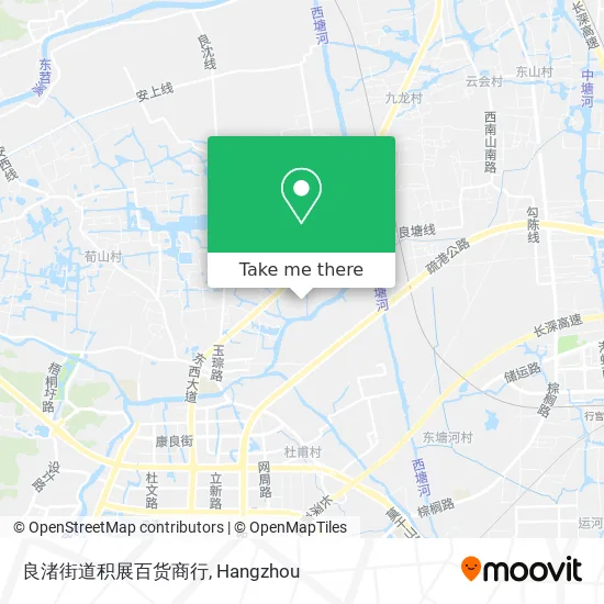 良渚街道积展百货商行 map