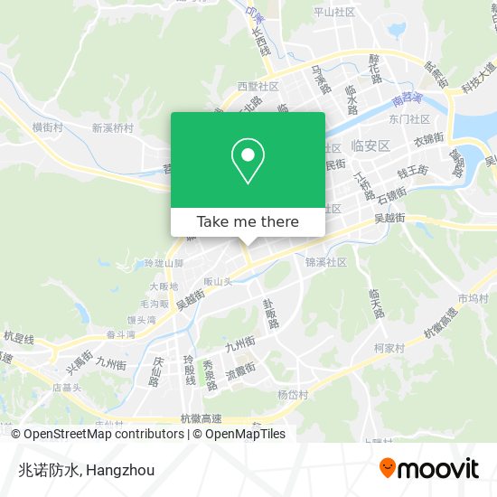 兆诺防水 map
