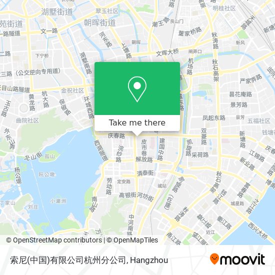 索尼(中国)有限公司杭州分公司 map