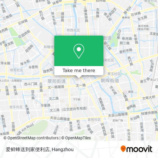 爱鲜蜂送到家便利店 map