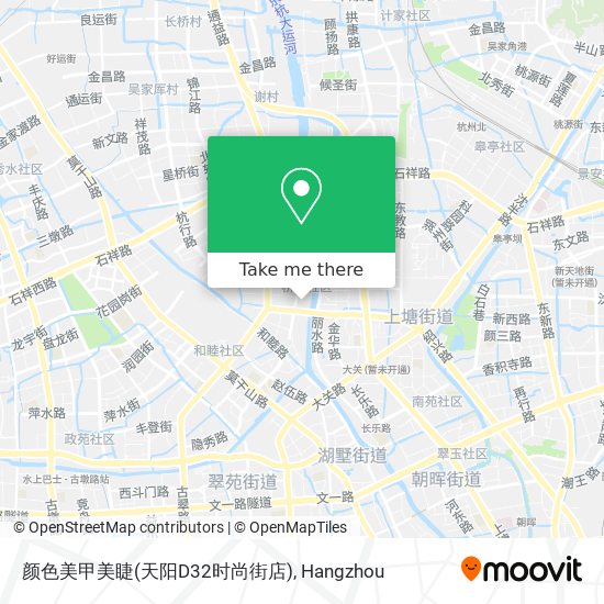 颜色美甲美睫(天阳D32时尚街店) map