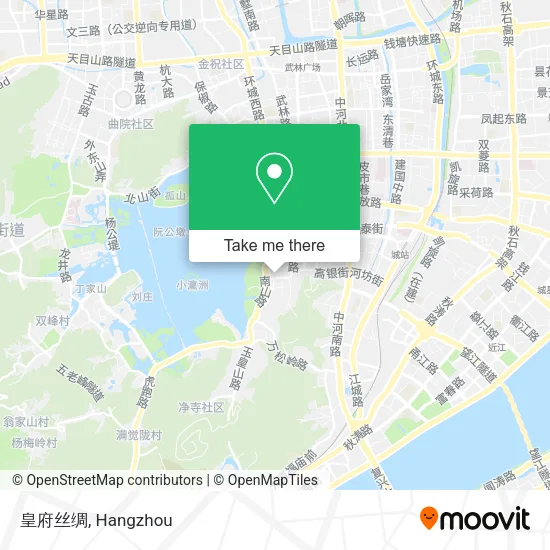 皇府丝绸 map