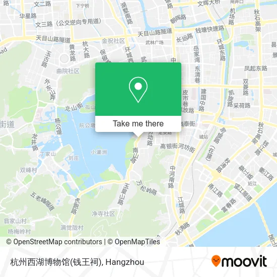 杭州西湖博物馆(钱王祠) map