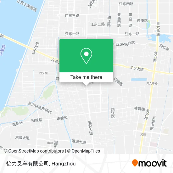 怡力叉车有限公司 map