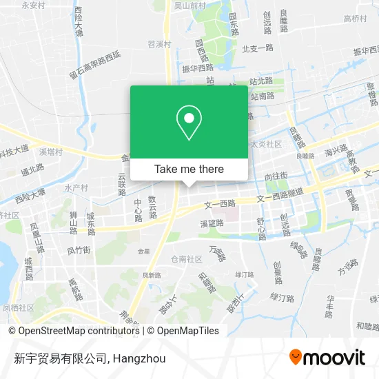 新宇贸易有限公司 map