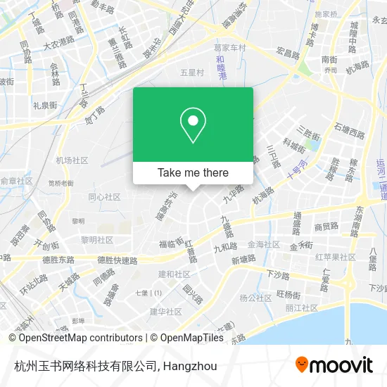 杭州玉书网络科技有限公司 map